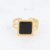Sormus, BOHM PARIS | Bague Maude -dorée avec onyx