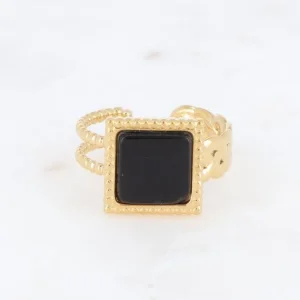 Sormus, BOHM PARIS | Bague Maude -dorée avec onyx