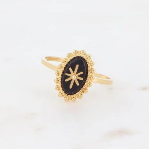 Sormus, BOHM PARIS | Bague Malina -dorée avec onyx