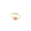 Sormus, BOHM PARIS | Bague Melany dorée avec cristal electric orange