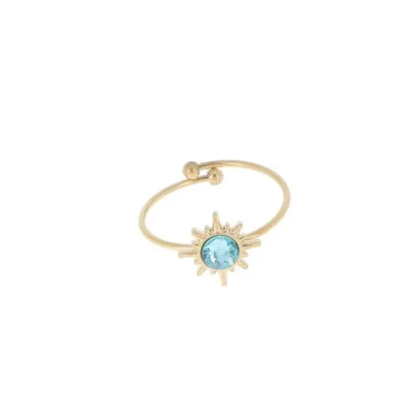 Sormus, BOHM PARIS | Bague Melany -light turqoise