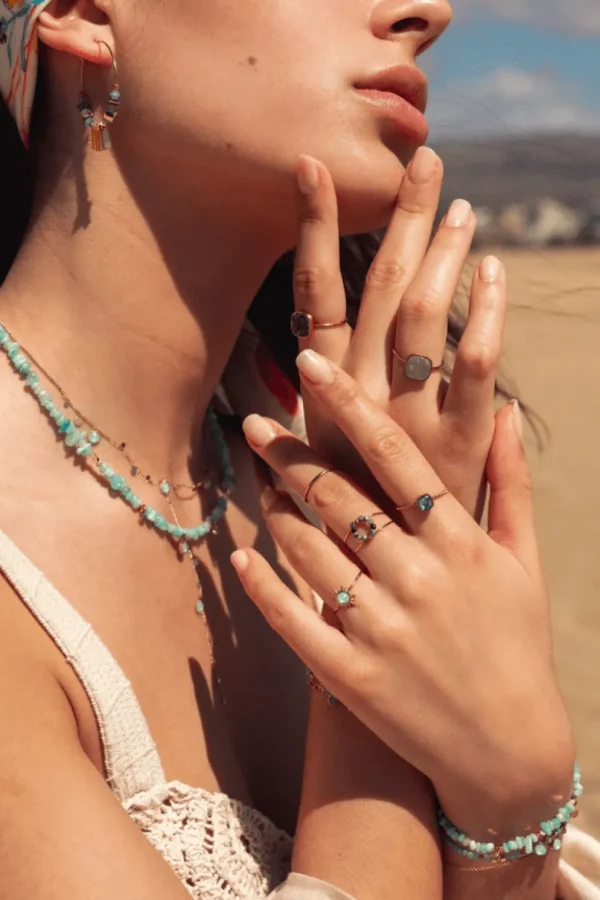 Sormus, BOHM PARIS | Bague Melany -mint