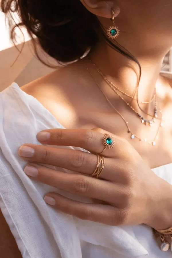 Sormus, BOHM PARIS | Bague Soleil avec cristal clair