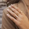 Sormus, BOHM PARIS | Bague Zeida -kirkas kristallisormus