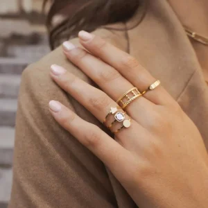 Sormus, BOHM PARIS | Bague Zeida -kirkas kristallisormus