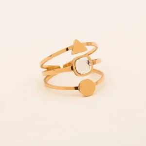 Sormus, BOHM PARIS | Bague Zeida -kirkas kristallisormus