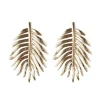 Statement-korvakorut, Large Bohemian Leaf Earrings