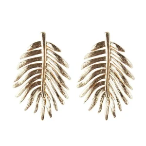 Statement-korvakorut, Large Bohemian Leaf Earrings
