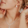 Strassikaulakoru, ROMANCE | Nicole -hopeanvärinen juhlakaulakoru