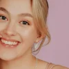 Strassikorvakorut, ROMANCE | Christine -hopeanväriset juhlakorvakorut