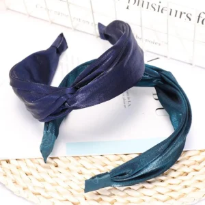 SUGAR SUGAR®, Alanna Hairband -sininen hohtava comfy-hiuspanta