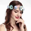 SUGAR SUGAR, Annabella Hairband -siro sininen kukkapanta kuminauhalla