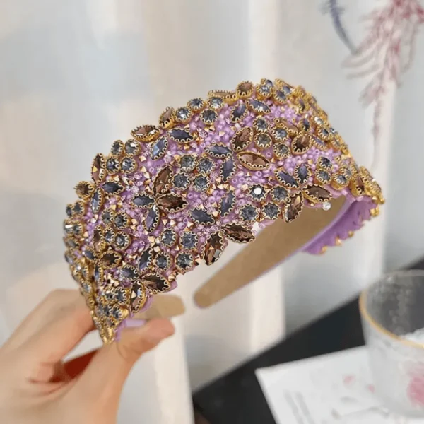 SUGAR SUGAR, Ariana Hairband -leveä laventelinsävyinen hiuspanta