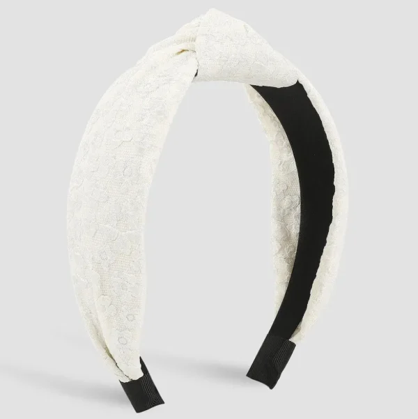 SUGAR SUGAR®, Bella Hairband -kermanvalkoinen kukkakuvioinen hiuspanta