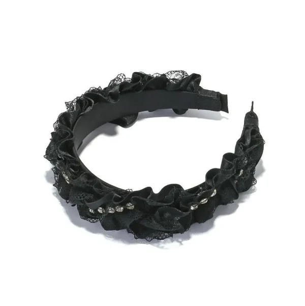 SUGAR SUGAR®, Isabella Hairband -musta koristeellinen hiuspanta