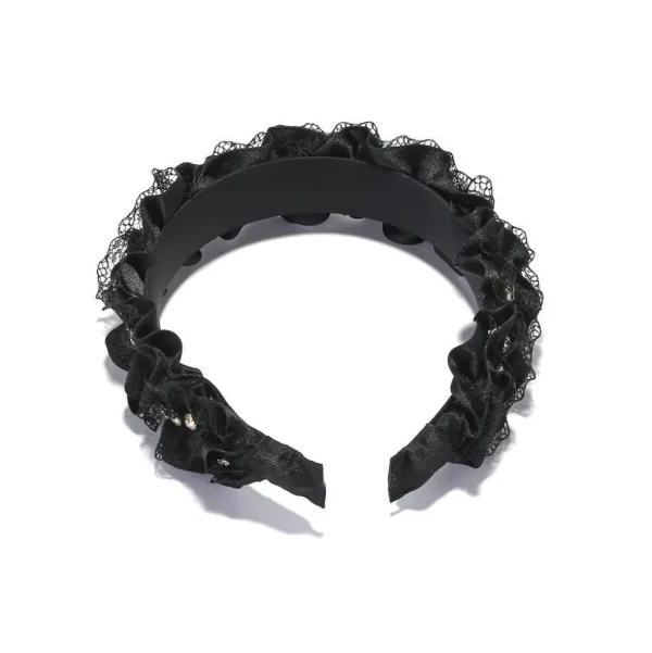 SUGAR SUGAR®, Isabella Hairband -musta koristeellinen hiuspanta