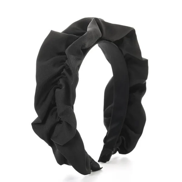 SUGAR SUGAR®, Lainey Hairband -musta satiininen hiuspanta
