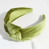 SUGAR SUGAR®, Leona Hairband -samettinen vihreä hiuspanta