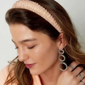 SUGAR SUGAR®, Lulu Hairband -vaaleanpunainen hiuspanta kimalluksin