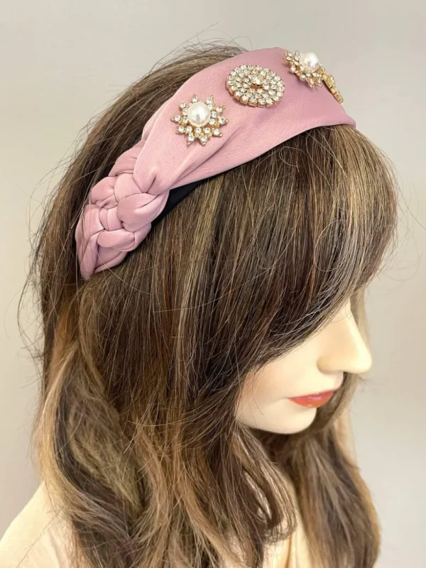 SUGAR SUGAR®, Madison Hairband -koristeellinen musta hiuspanta
