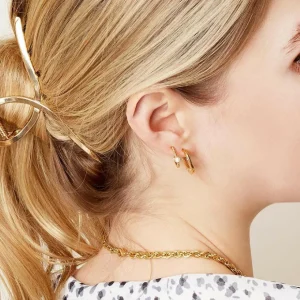 SUGAR SUGAR®, Matt Gold Curvy Clip -kullanvärinen hiusklipsi