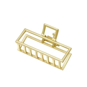 SUGAR SUGAR®, Matt Gold Medium Clip -kullanvärinen hiusklipsi