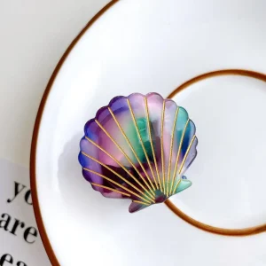 SUGAR SUGAR, Mermaid Clip -violetti simpukkahiusklipsi
