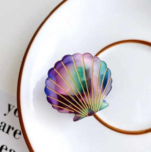 SUGAR SUGAR, Mermaid Clip -violetti simpukkahiusklipsi