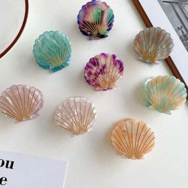 SUGAR SUGAR, Mermaid Clip -violetti simpukkahiusklipsi