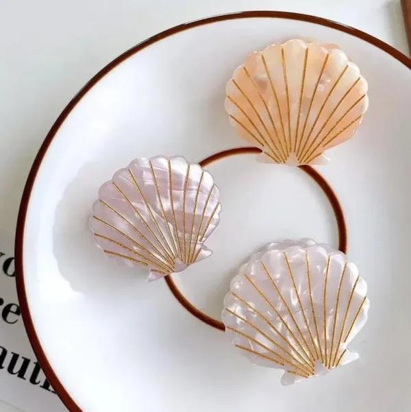 SUGAR SUGAR, Mermaid Clip -violetti simpukkahiusklipsi