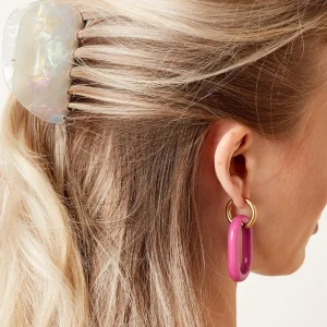 SUGAR SUGAR®, Milly Clip -valkoinen hohtava hiusklipsi