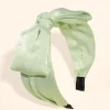 SUGAR SUGAR®, Nellie Hairband -vaaleanvihreä rusetti comfy-hiuspanta