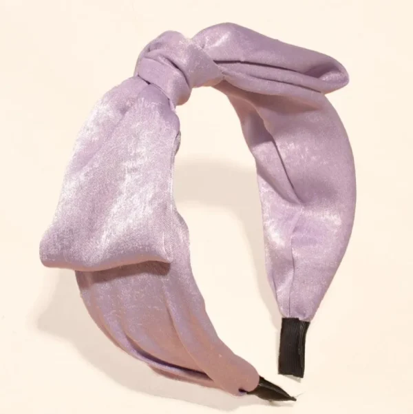 SUGAR SUGAR®, Nellie Hairband -liila rusetti comfy-hiuspanta