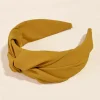 SUGAR SUGAR®, New York Hairband -tummankeltainen hiuspanta (comfy)