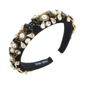 SUGAR SUGAR®, Opera Hairband -musta koristeellinen hiuspanta