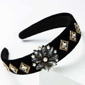 SUGAR SUGAR®, Paris 1921 Hairband -vintagehenkinen hiuspanta (harmaa)