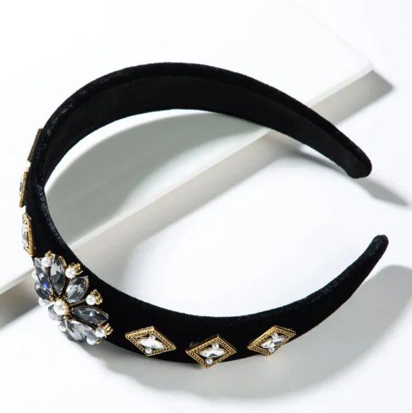 SUGAR SUGAR®, Paris 1921 Hairband -vintagehenkinen hiuspanta (harmaa)