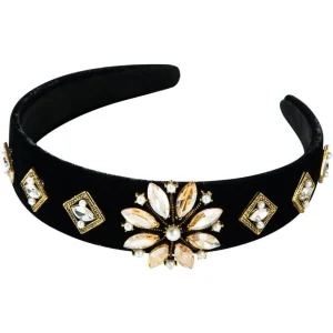 SUGAR SUGAR®, Paris 1921 Hairband -vintagehenkinen hiuspanta (beige)