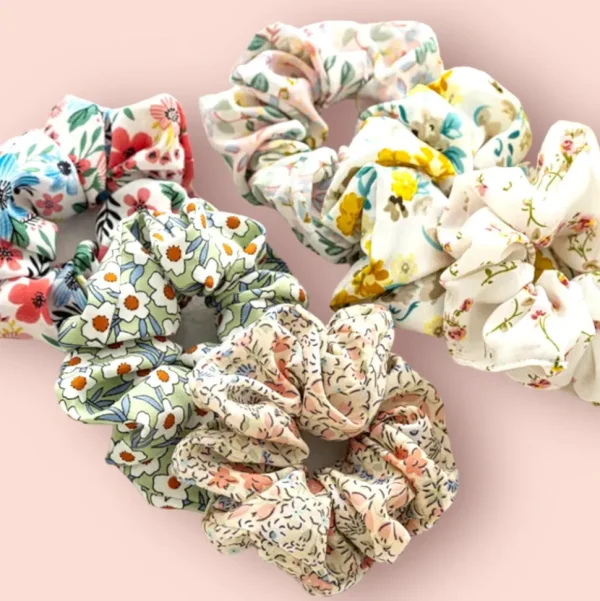 SUGAR SUGAR®, Pastel Flowers -pastellisävyinen kukallinen hiusdonitsi