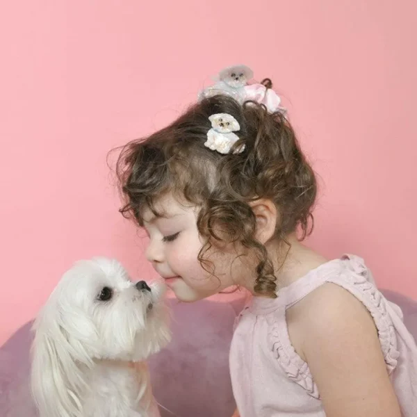 SUGAR SUGAR, Poodle Clip -villakoira hiuspinni