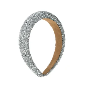 SUGAR SUGAR®, Rylee Hairband -kimaltava hopeinen hiuspanta