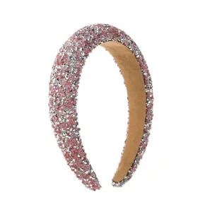 SUGAR SUGAR®, Rylee Hairband -kimaltava vaaleanpunainen hiuspanta