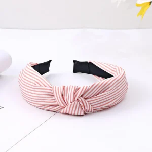 SUGAR SUGAR®, Saint Tropez Hairband -raidallinen hiuspanta (aprikoosi)