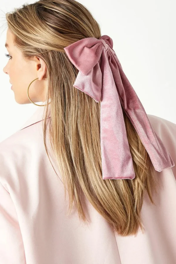 SUGAR SUGAR®, Soft Velvet -roosa samettirusetti hiuksiin