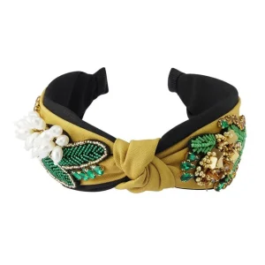 SUGAR SUGAR®, Spring Love Hairband -keltainen panta helmikoristeilla