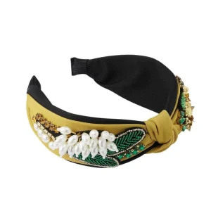 SUGAR SUGAR®, Spring Love Hairband -keltainen panta helmikoristeilla