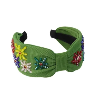 SUGAR SUGAR®, Springtime Hairband -vihreä hiuspanta koristein