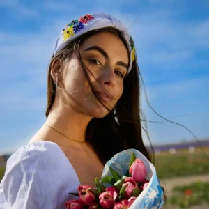 SUGAR SUGAR®, Springtime Hairband -valkoinen hiuspanta koristein