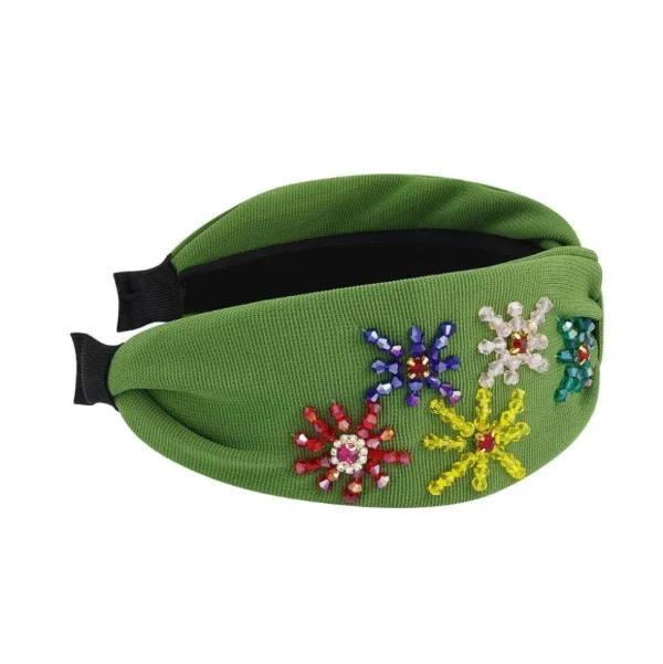 SUGAR SUGAR®, Springtime Hairband -vihreä hiuspanta koristein
