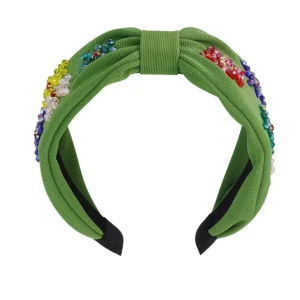 SUGAR SUGAR®, Springtime Hairband -vihreä hiuspanta koristein